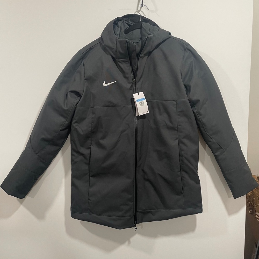 Nike Storm-FIT Down 550 Fill Football Jacket Grey DJ6526-060 Mens Size Medium